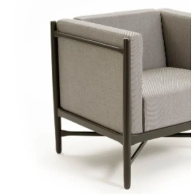 Black Lacquered Novum Pepper Loka Armchair by Colé Italia For Sale - Image 6 of 8