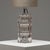 Vintage Space Age Sculptural Glass Table Lamp, 1970s For Sale - Image 3 of 8