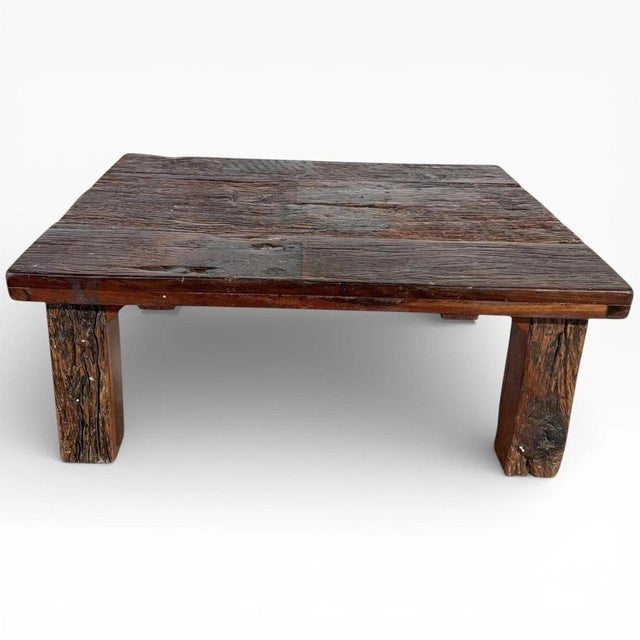 Rustic Driftwood Coffee Table For Sale - Image 10 of 10