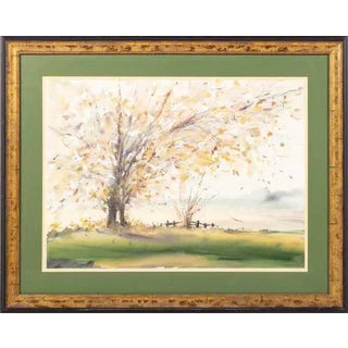 A, Moreira, Landscape, Watercolour on Paper For Sale