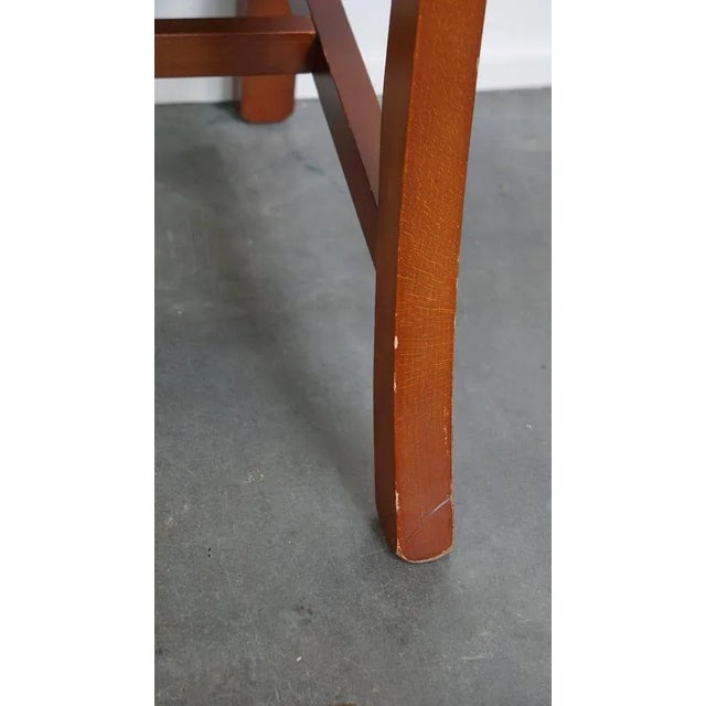 Chesterfield Dining or Conference Chairs in Light Cognac Cowhide Leather, Set of 5 For Sale - Image 18 of 18