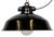 Industrial Black Enamel Factory Pendant Lamp, 1950s For Sale - Image 18 of 18