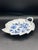 The Meissen Blue Onion Leaf Dish is an antique collectible serving plate made of porcelain, featuring a classic blue and...