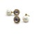Paspaley 18ct Yellow Gold Muse Pearl, Rose Quartz & Diamond Earrings 0.64ct 15.27g, A Pair For Sale - Image 4 of 10