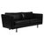Black Three-Seat Sofa by Erik Jørgensen For Sale - Image 8 of 8