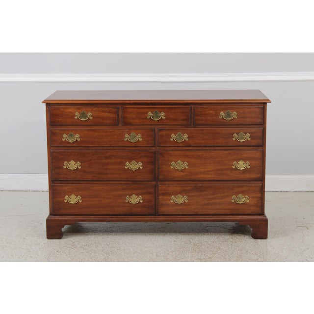 Age: C.1968 Details: Finish Number 32 Cherry Bracket Feet Dovetail Drawer Construction High Quality Construction Large...
