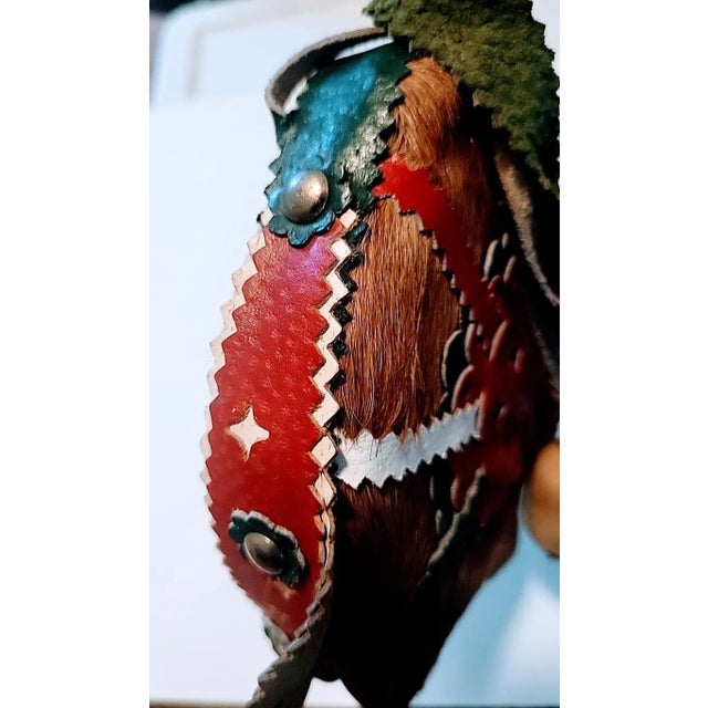 Auburn Vintage Hungarian Horse Hair Canteen Scottish Sporran For Sale - Image 8 of 11