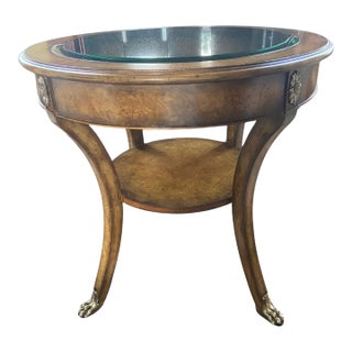 1990s Henredon Lamp Table For Sale