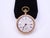 Gold Savonette Pocket Watch in 14k Gold, Porcelain and Crystal from American Waltham Watch Co., USA, 1900s For Sale - Image 8 of 18