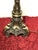 1950s Brass Floor Lamp with Glass Shade, 1950s For Sale - Image 5 of 15