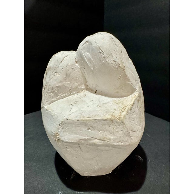 1960s Larry Mohr Plaster Abstract Embrace Sculpture Signed From Artist Estate For Sale In Atlanta - Image 6 of 7