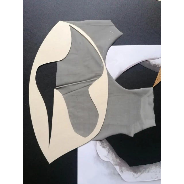 Early 21st Century Stefano Mazzolini, Cozi, 2023, Collage on Paper For Sale - Image 5 of 7