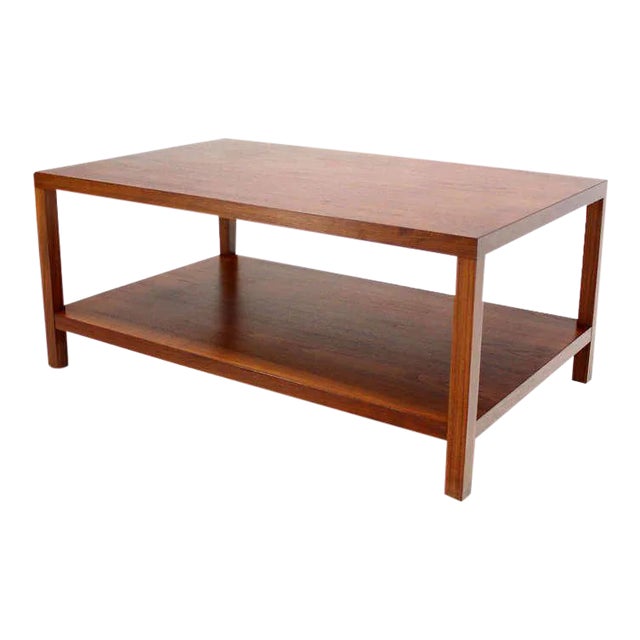 Mid-Century Modern Parson Style Coffee Table For Sale - Image 9 of 9