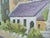 Green Modernist Swedish Landscape Painting by Arne Granhall 1983 For Sale - Image 8 of 18