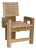 NOIR Fatima Chair, Teak For Sale