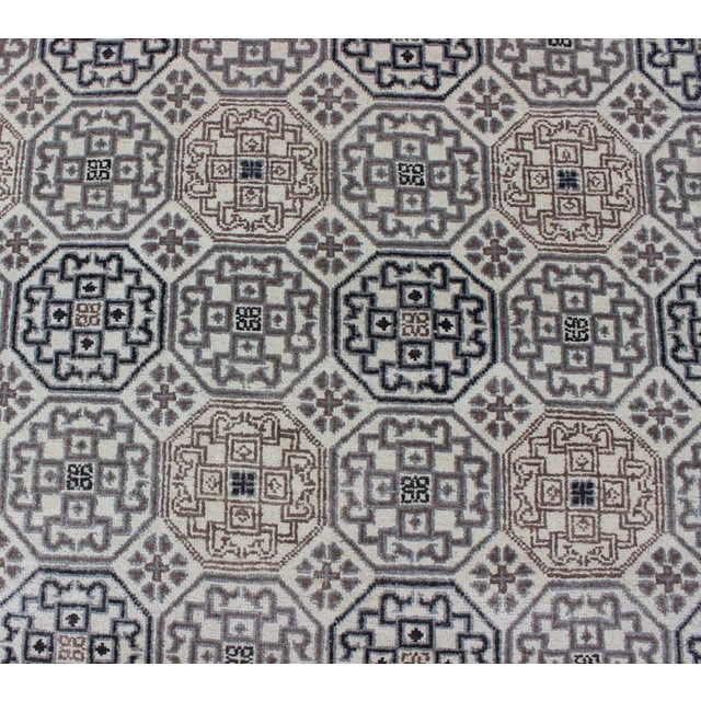 2000 - 2009 Finely Woven Khotan Design Rug by Keivan Woven Arts - 8'2 X 10'3 For Sale - Image 5 of 8