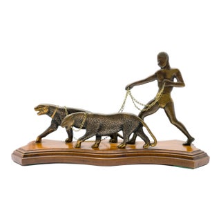 The Leopard Handler - Unknown, C. 1970s For Sale