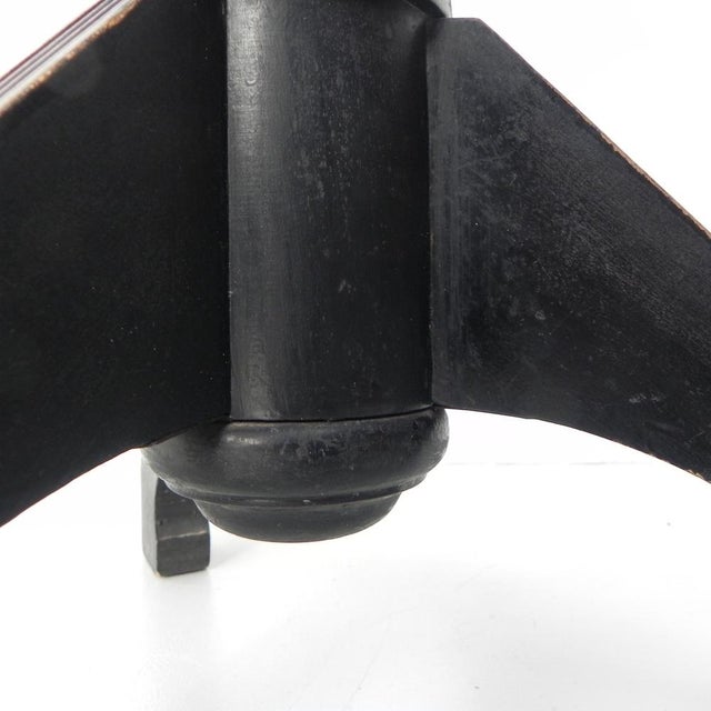 Wood Art Deco Piano Stool on Tripod, 1930s For Sale - Image 7 of 17