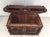 Brown Large Tramp Art Two Drawer & Lift Top Box For Sale - Image 8 of 10