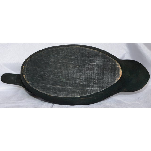 1960s Mid-20th Century Folk Art Wooden Duck Decoy For Sale - Image 5 of 8