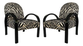 Example of Jindrich Halabala Club Chairs