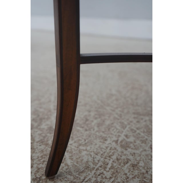 Baker Historic Charleston Mahogany Tray Top Table For Sale - Image 12 of 15