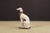 Midcentury Whippet Dog Sculpture in Painted Composite With Gilded Collar For Sale - Image 12 of 17