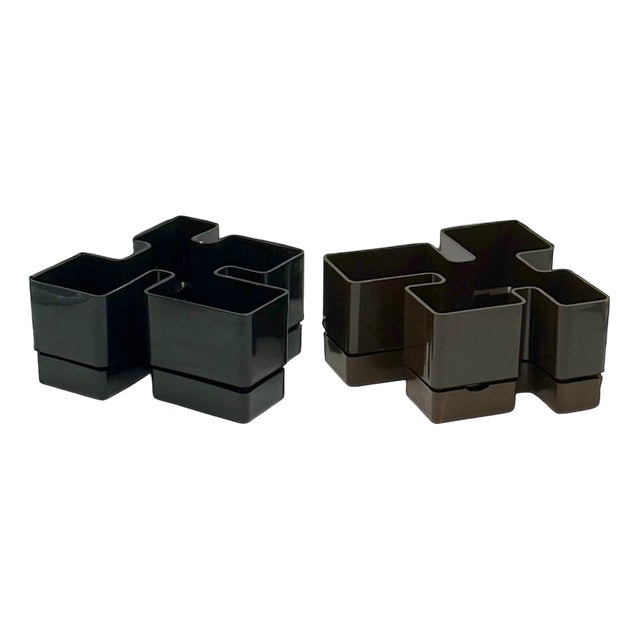 Scarabeo Planters by Michael McCann for Vastill, 1970s, Set of 2 For Sale