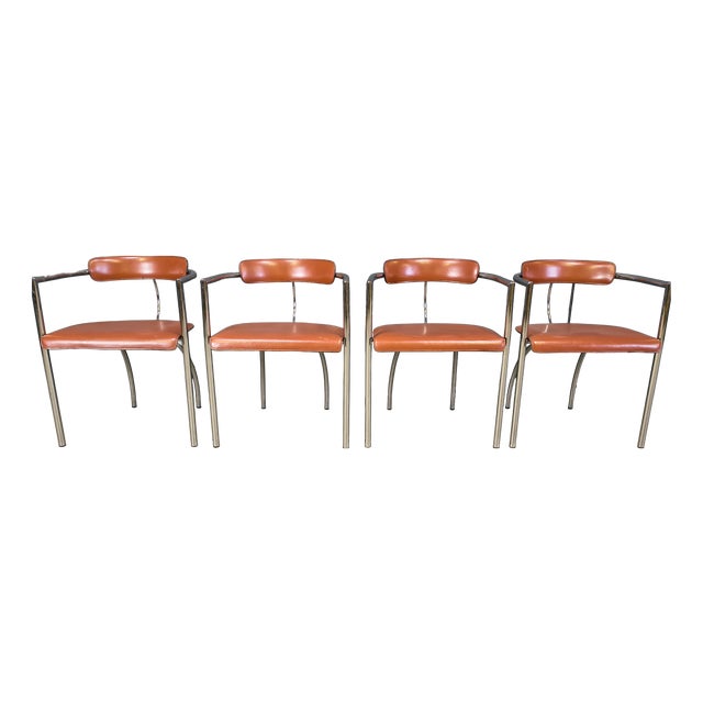 Postmodern Dining Chairs from Segis, Italy, 1980s, Set of 4 For Sale