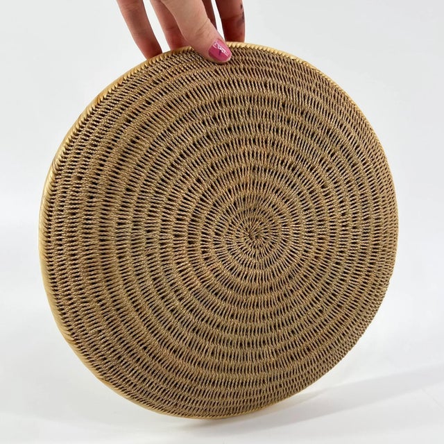 Early 20th Century Zulu Bread Basket South Africa 10inch MATTER COLLECTION For Sale In Denver - Image 6 of 8