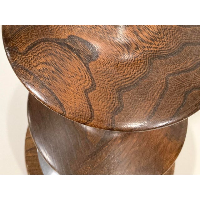 Mid 20th Century 1960s Mid-Century Modern Atomic-Style Walnut and Chrome Table Lamp For Sale - Image 5 of 6