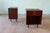 Wood 1950s Harvey Probber Nightstands Pair Mahogany and Brass Mid Century Modern, Attributed For Sale - Image 7 of 11