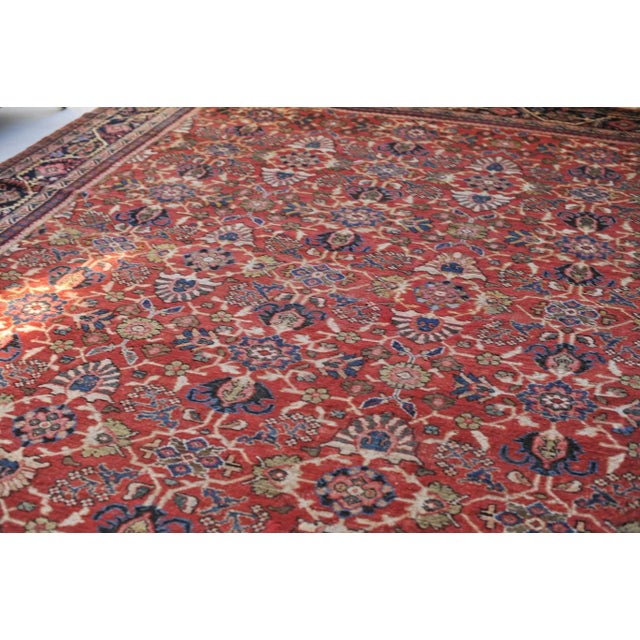 Textile 1930s Kavon Rug, 10.8 x 14.1 For Sale - Image 7 of 11
