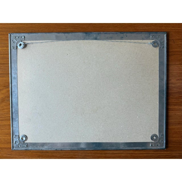 Green Mid Century Original Water Color Painting of the Hermitage Art Museum in St. Petersburg - Framed For Sale - Image 8 of 9