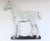 19th Century 19th Century Windmill Weight Cast Iron Horse with White Paint For Sale - Image 5 of 5