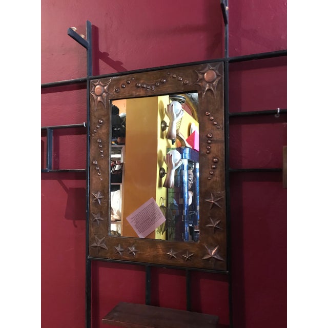 1950s Hall Tree Coat Hat Rack Brutalist Mid Century For Sale - Image 11 of 12