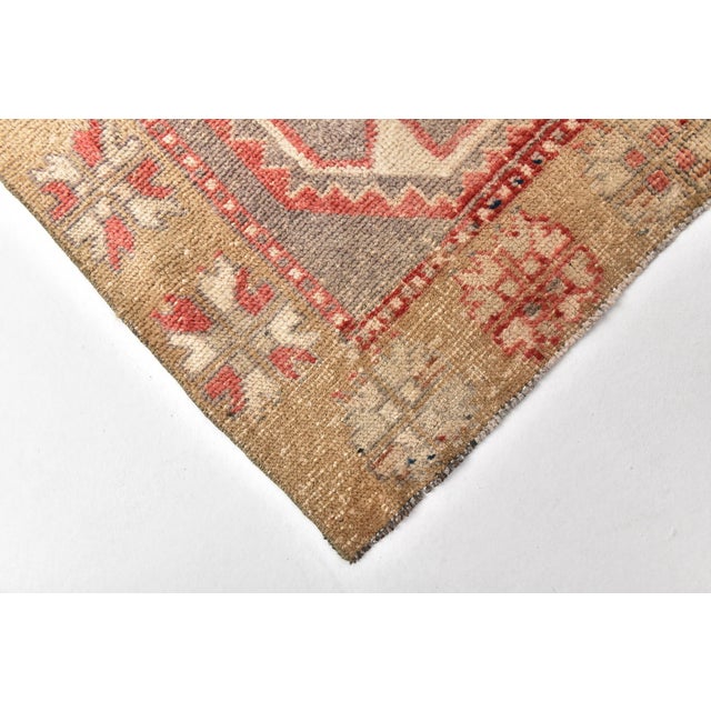 Vintage Turkish Runner Rug in Wool For Sale - Image 9 of 13