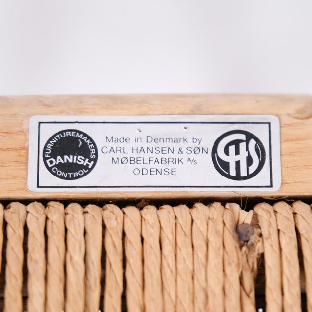 Model CH24 Wishbone Chairs in Oak by Hans J. Wegner and Carl Hansen, 1960s, Set of 4 For Sale - Image 13 of 14