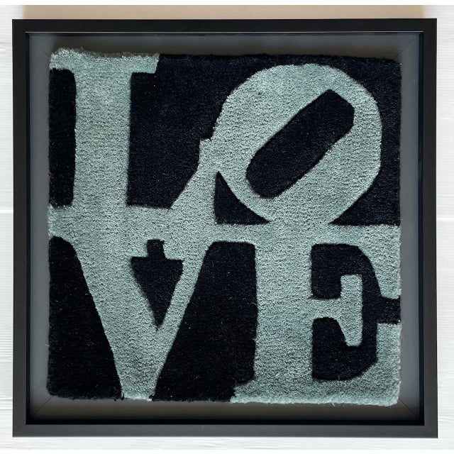 Winter Love Rug after Robert Indiana, 2000s For Sale - Image 10 of 10