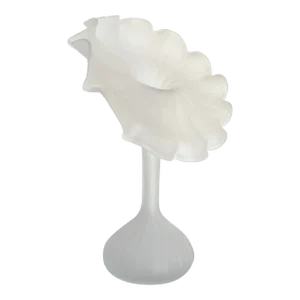 Frosted Hand Blown Glass Jack in the Pulpit Vase by Leonardo Handarbeit