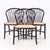 Baker McGuire Ulloa Chairs - Set of 3 Each chair measures: 22.25 wide x 24.5 deep x 34.5 inches high, with a seat...