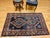 Textile 19th Century Caucasian Kazak Area Rug, Hand-Knotted Wool, Blue & Ivory, 4' x 6' For Sale - Image 7 of 18
