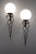 Art Deco Wrought Iron Sconces, 1989, Set of 2 For Sale - Image 13 of 15