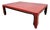 Mid 20th Century Japanese Low Coffee / Tea Table in Red & Black Lacquer For Sale