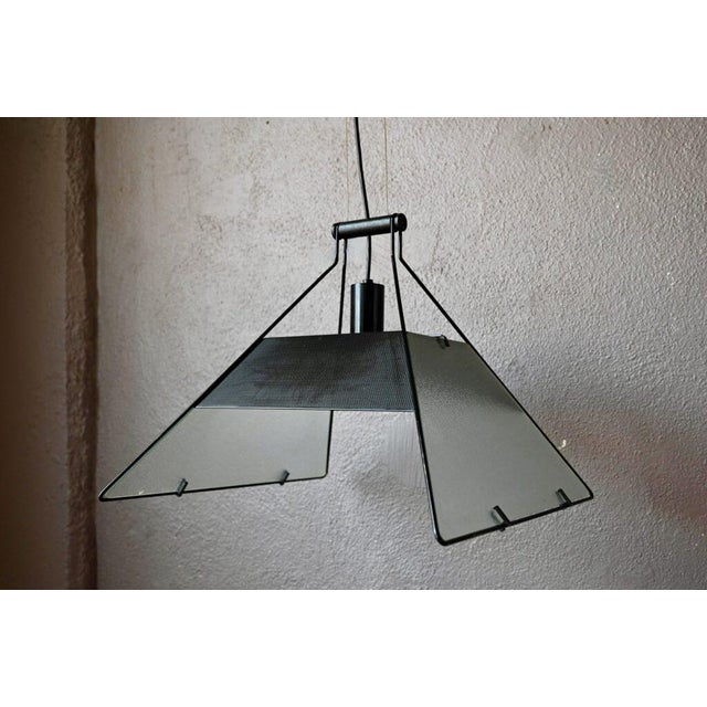 1980s Trapezio Pendant Lamp by Salvati & Tresoldi for Luci, 1980s For Sale - Image 5 of 18