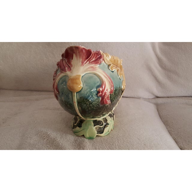 Renaissance Early 1900's Antique Majolica Centre Bowl For Sale - Image 3 of 10