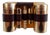 Mid-Century Modern Brass Travel Shaving Kit in Leatherette Case, 1960 For Sale