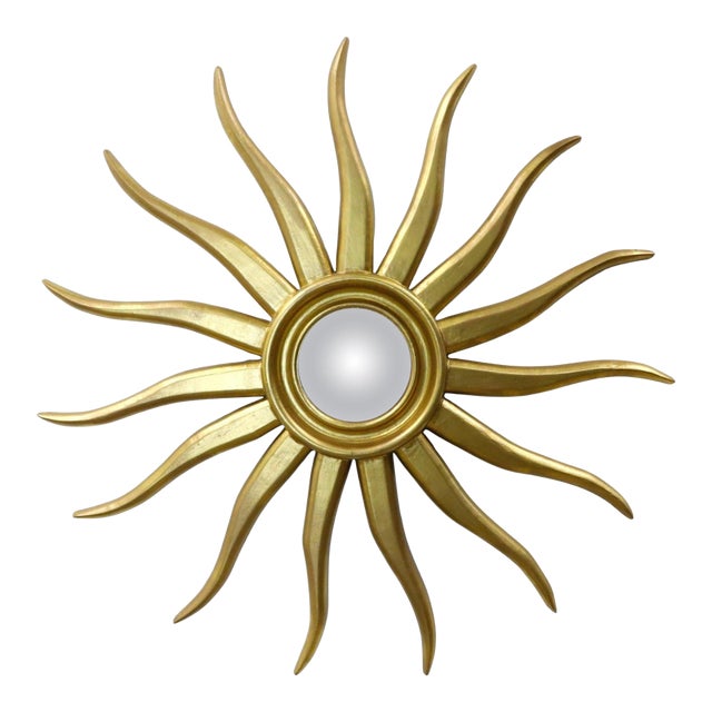 Vintage Mexican sunburst mirror Mexico, ca. 1960 For Sale