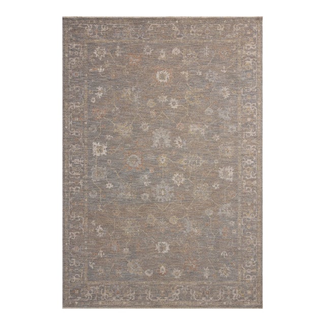 Chris Loves Julia x Loloi Louisa Stone / Multi 11'-6" x 15'-7" Area Rug For Sale