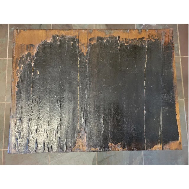 Wood Antique Chinese Hand Painted Grooms Box. For Sale - Image 7 of 8